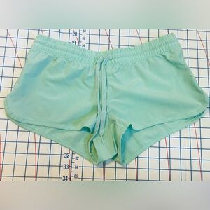 Billabong Shorts Y2k Billabong Small Mint Green Micro Surf Shorts 7" Rise Beach